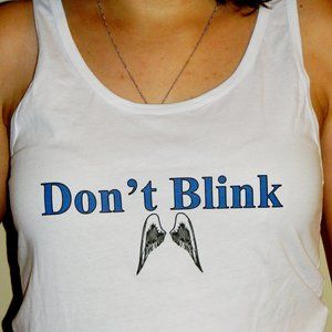 Doctor Who Don't Blink Tank Top. Unisex XS. New.